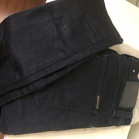 Nudie High Kai Black Black Jeans Size 32 women’s. New! - Picture 2 of 8